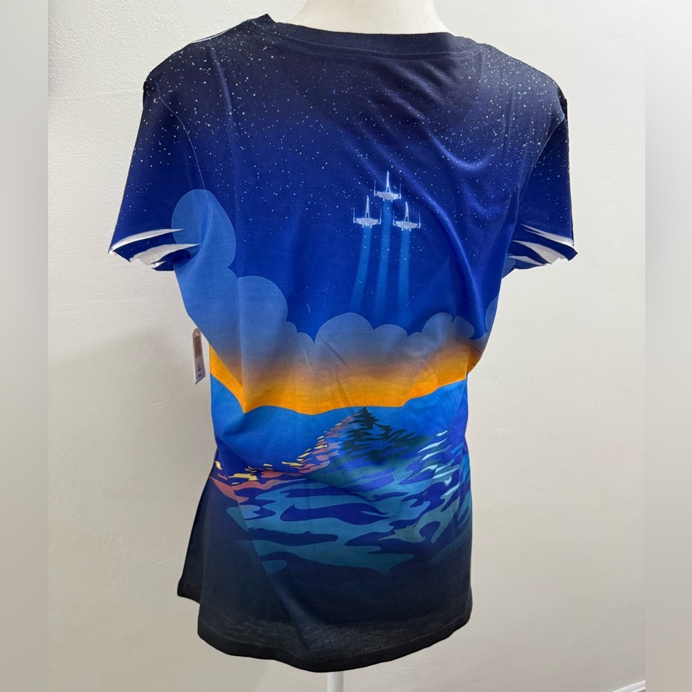Disney Cruise Line Star Wars Voyage Through The Galaxy Women's T-Shirt L NWT - Picture 6 of 7